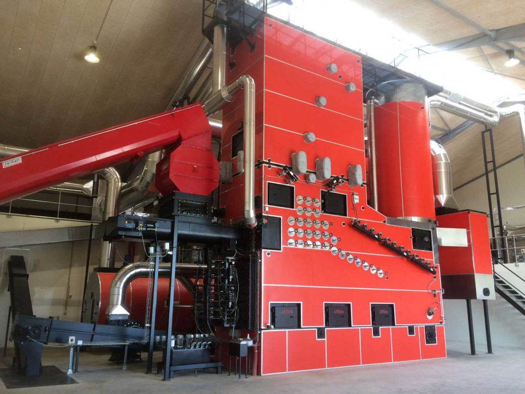 Complete boiler system in Grøngas Vrå.